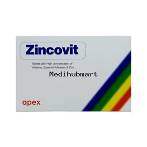 Zincovit Tablets (60 Count) - Premium Multivitamin & Zinc Supplement