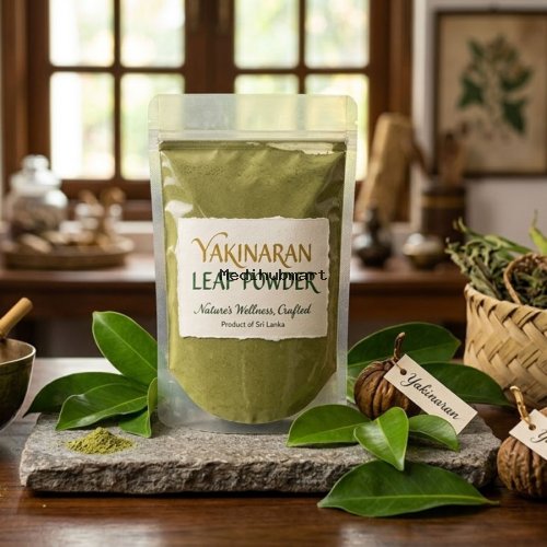 Organic Yakinaran Powder Pure Millettia Pinnata Herbal Powder for Respiratory Health and Natural Skin Detox